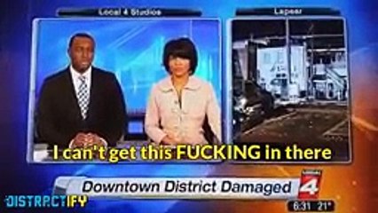 Angry Female Reporter Gets Frustrated on Live TV