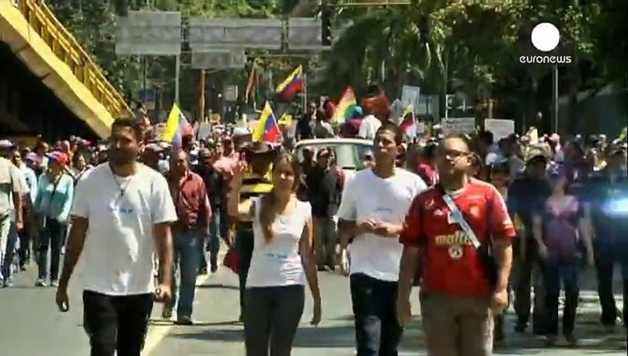 Marcha de ollas vacías en Caracas