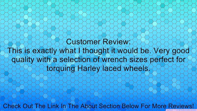 Motorcycle Wheel Spoke Torque Wrench Key Universal Tool MX Review