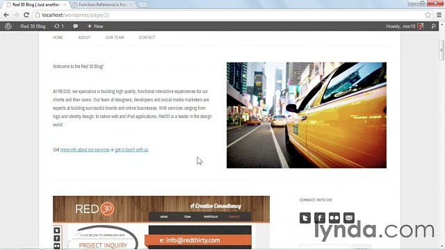 WordPress 3 Building Child Themes lecture 39 restricting