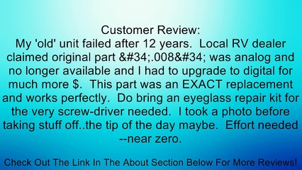 Dometic 3106995.032 Heat/Cool Analog Thermostat Review