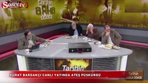 Murat Bardakçı canlı yayında ateş püskürdü