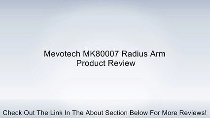 Mevotech MK80007 Radius Arm Review