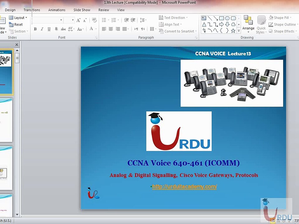 CCNA Voice 640-461 Lecture 13 Part 1