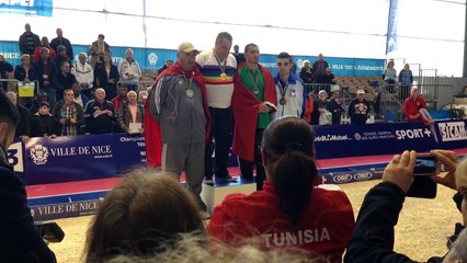 Le premier champion du monde  individuel, le Belge Claudy Weibel