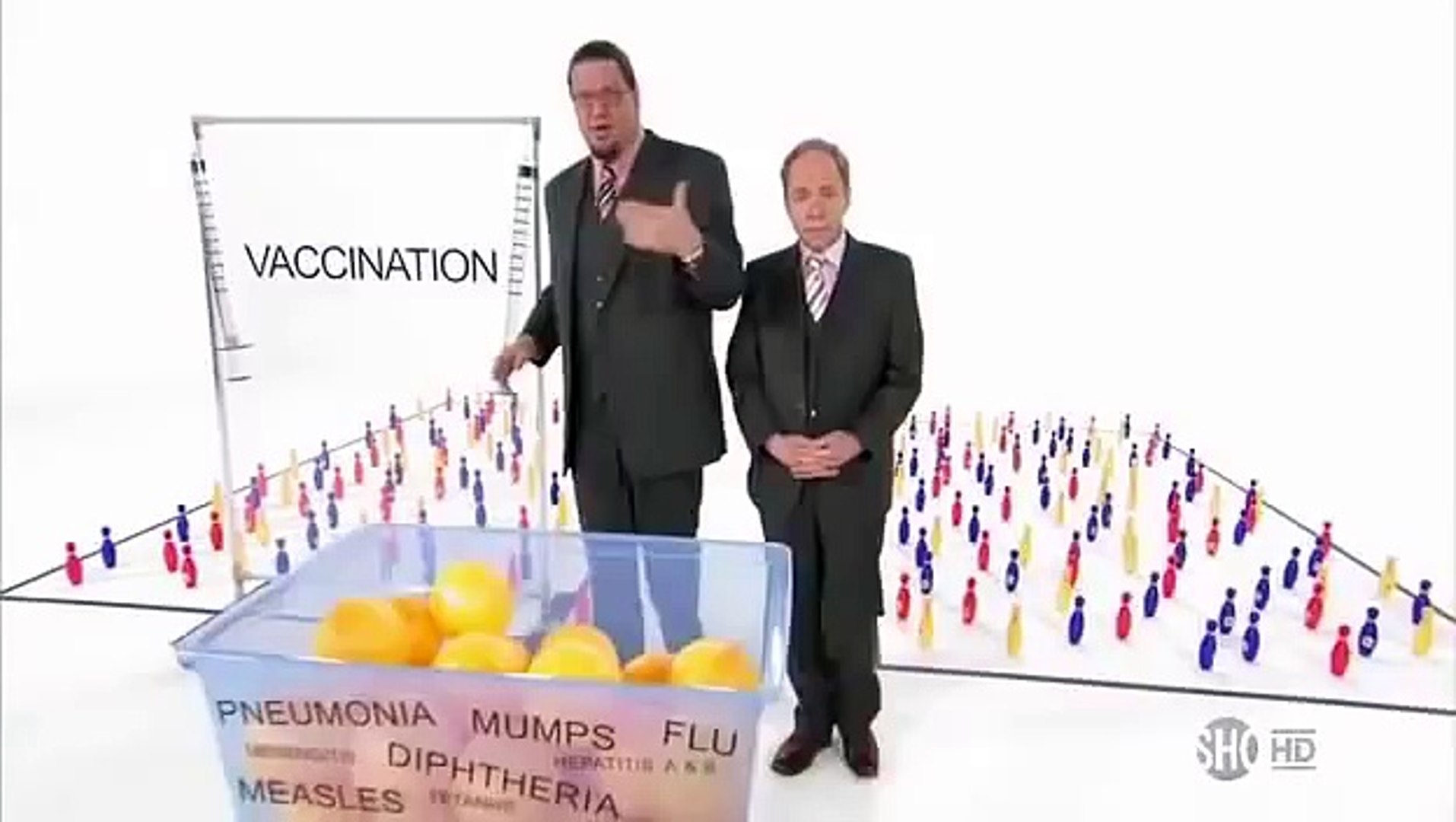 Penn and Teller on Vaccinations - video Dailymotion