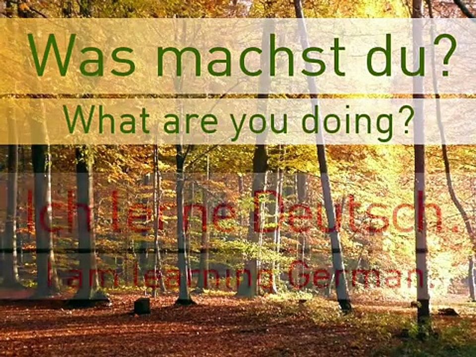 Learn German - Lesson 10