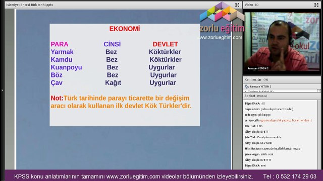 Tarih Kpss Eğitim Videoları Zorlu Eğitim -4- 2015 Ramazan YETGİN