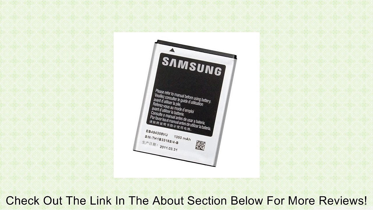 Original Battery 1350mAh for Samsung B7510 S5830 Review