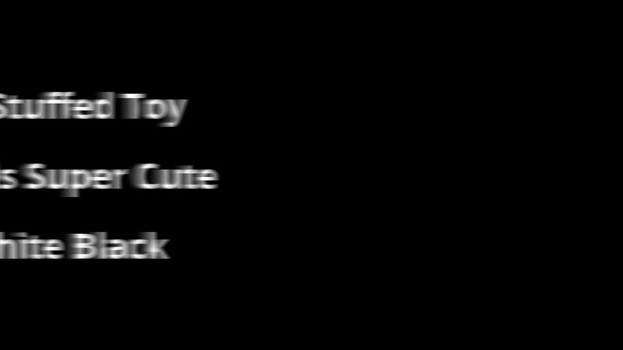 Panda Plush Stuffed Toy Animal Soft Kids Super Cute Gift 15CM White Black