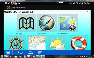 Le routage pour tous les plaisanciers : "Avalon routeur" 2.1 free