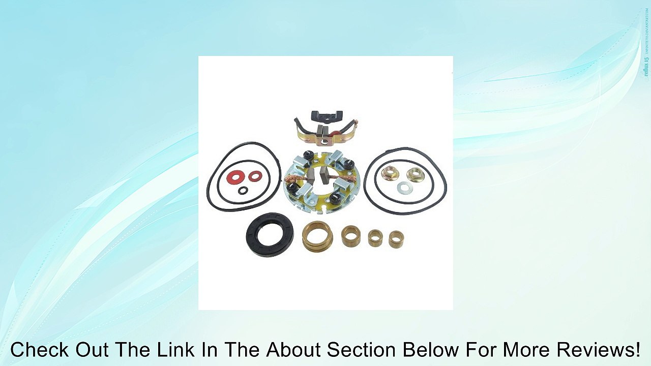 Starter Motor Repair Kit for Kawasaki ATV KLT200 198cc 82-84 KLT250 246cc 83-85 KLF300 Bayou 290cc 86-88, Motorcycle KZ250 CSR 250cc 80-83 KZ440 LTD / Sports / Standard 440cc 80-83, Yamaha XS400 XS400S 392cc 81-82 SM-8203, 21163-1011, 4R4-81800-60-00 Revi