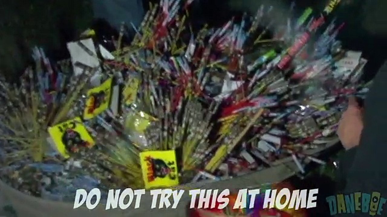 INSANE FIREWORKS EXPLOSION!!!