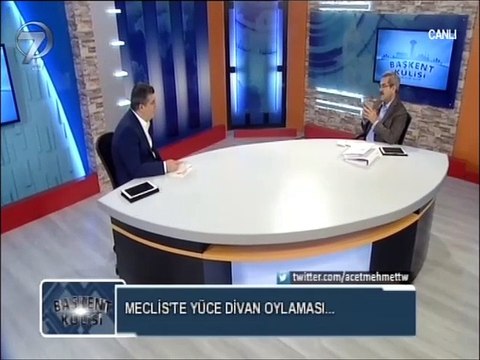 Ünüvar, Kanal 7'de Başkent Kulisi Programına Konuk Oldu.