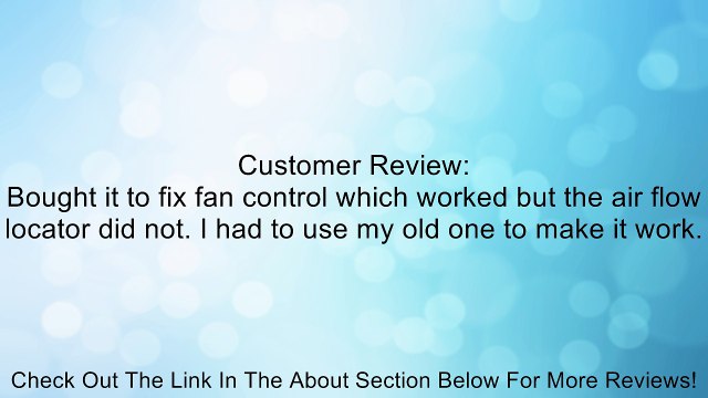 Jeep Wrangler TJ 05,06 Heater/AC Control Unit,OEM Mopar Review