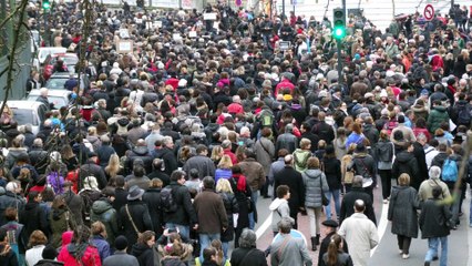 marche pour Charlie, Toulouse 10 janvier 2015