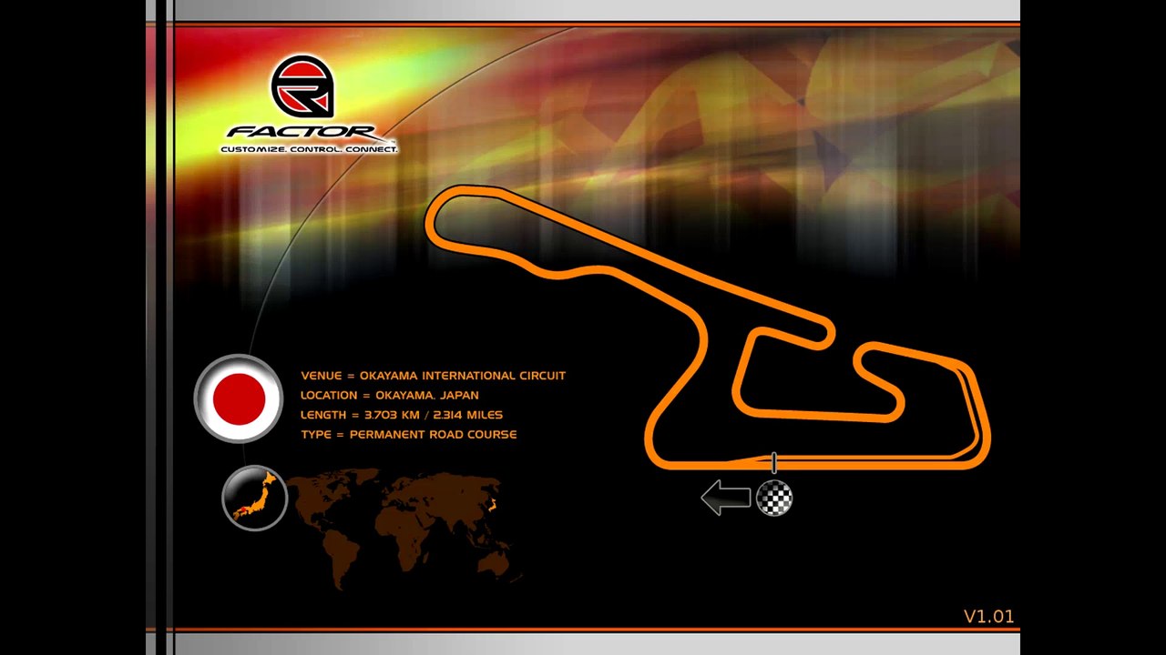 Tour de piste à Okayama en Mercedes DTM sur Rfactor