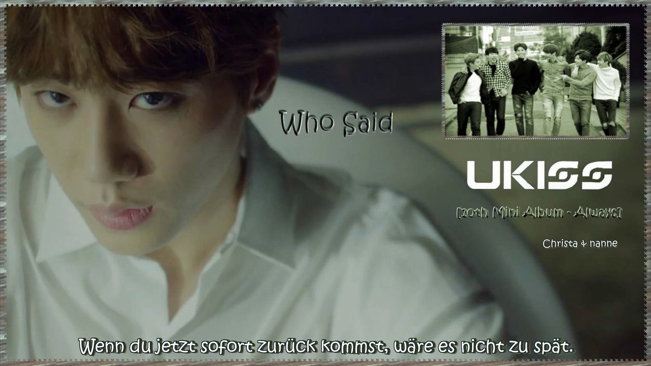 U-KISS - Who Said k-pop [german Sub] 10th Mini Album - Always