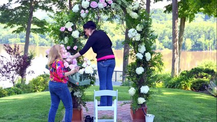 Designing A Wedding Arch With Flowers