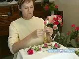 How to Make Flower Arrangements for Weddings - Part 3 - How to Make a Mini Rose Wedding Corsage