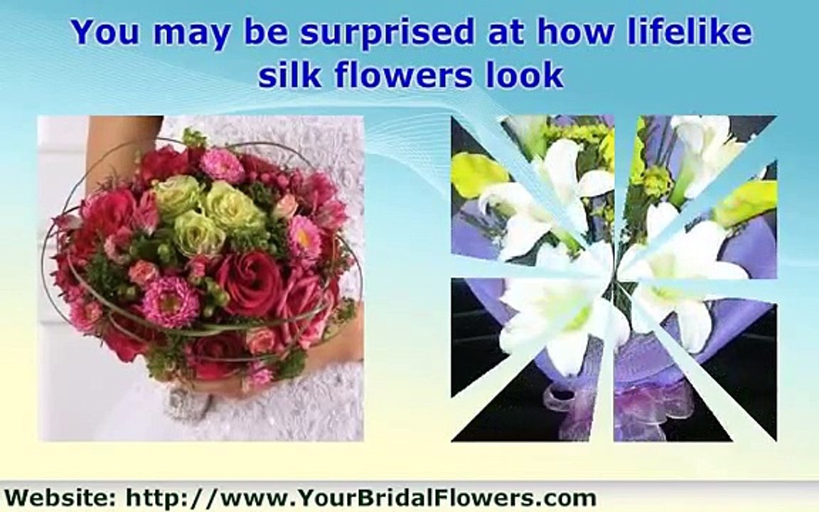 How to Commentary - Silk Wedding Bouquet Arrangements