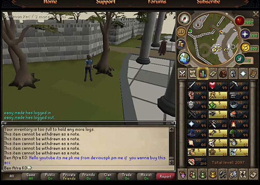 Buy Sell Accounts - runescape selling this account(1)