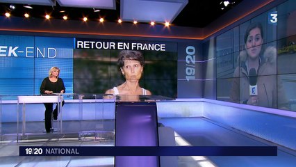 "Je suis contente de retrouver le sol français", dit l'ex-otage en Centrafrique
