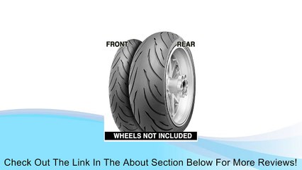 Continental 120/60 Zr 17 M/C (55W) Tl Front Motion Review