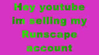 Buy Sell Accounts - Selling my runescape account(4)