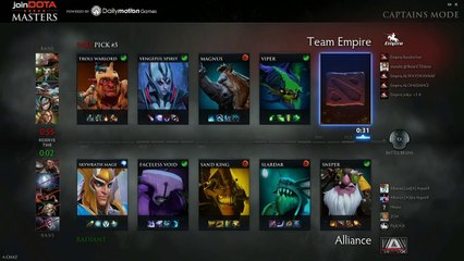 The Alliance vs Team Empire Game 2 - joinDOTA Masters @TobiWanDOTA @RyuUboruZDotA