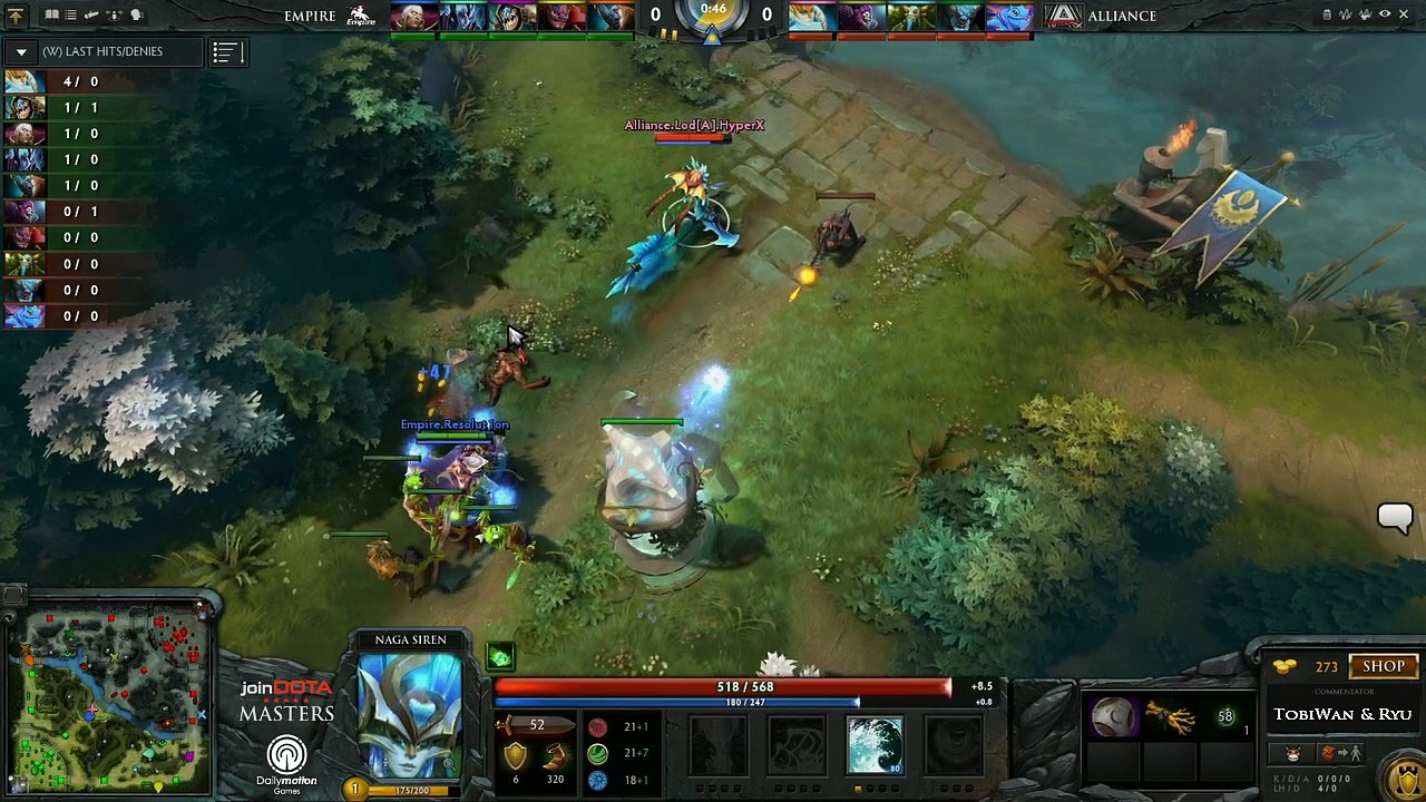The Alliance vs Team Empire Game 3 - joinDOTA Masters @TobiWanDOTA @RyuUboruZDotA