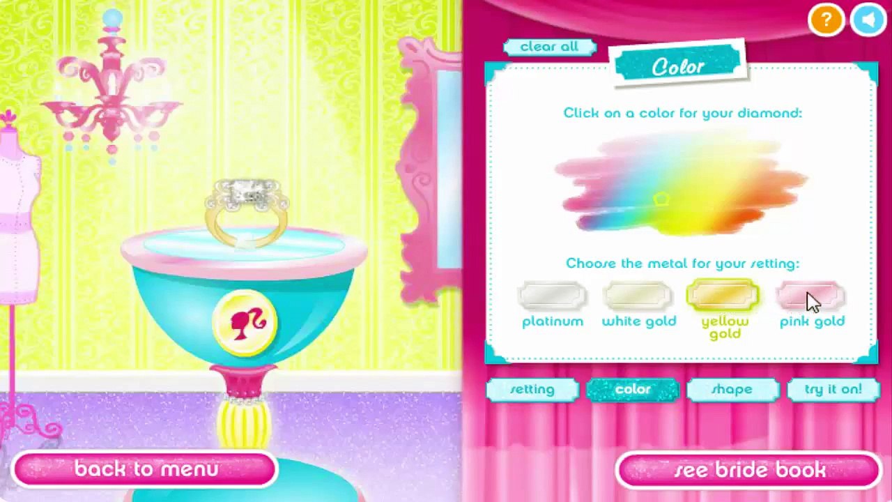▐ ╠╣Đ▐►  Barbie Princesse Jeux - Jeu de Barbie Styliste de Super mariage