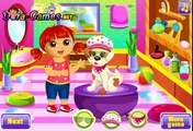 Kids Cartoon Games - Dora Puppy Caring - Dora Games