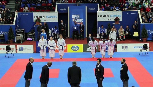 Kata Féminin par équipes - La finale d'Annecy Dojo Karaté