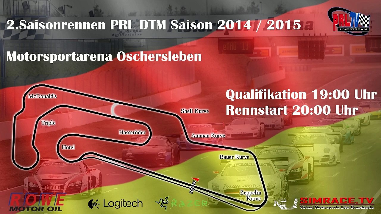 PRL DTM Saison 2014/2015 - Rennen 02 Oschersleben