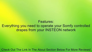 I/O Linc - INSTEON to Somfy RF Drape Control Kit Review
