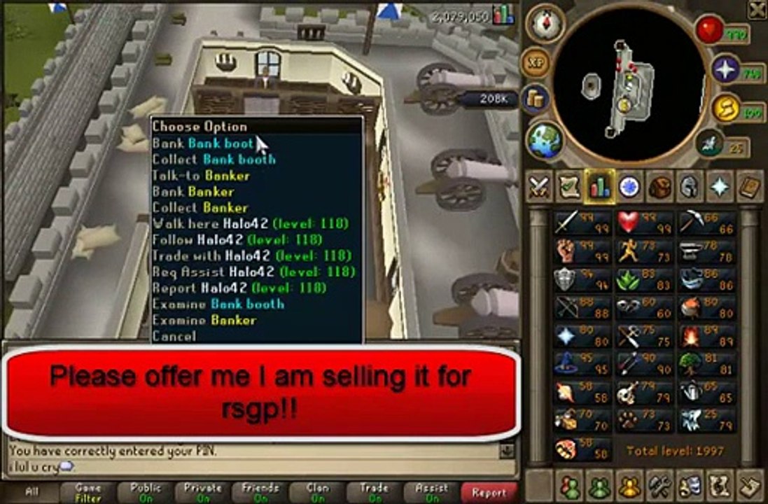 Buy Sell Accounts - Runescape Account Level 132 For sale (Only rsgp)