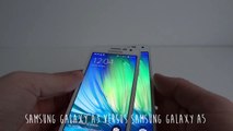 Samsung Galaxy A3 versus Samsung Galaxy A5
