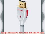 AudioQuest Cinnamon 5m (16.4 ft.) White HDMI Cable PVC Jacket