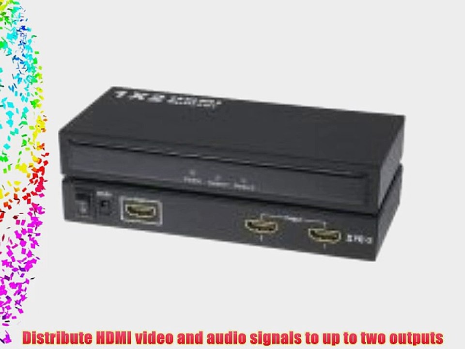 Kanex Pro 1x2 HDMI Mini Splitter with Full HD 1080p including WUXGA EDID