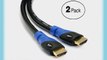 Aurum Ultra Series - High Speed HDMI Cable with Ethernet - 2 pack (50 FT) - CL2 Certified -