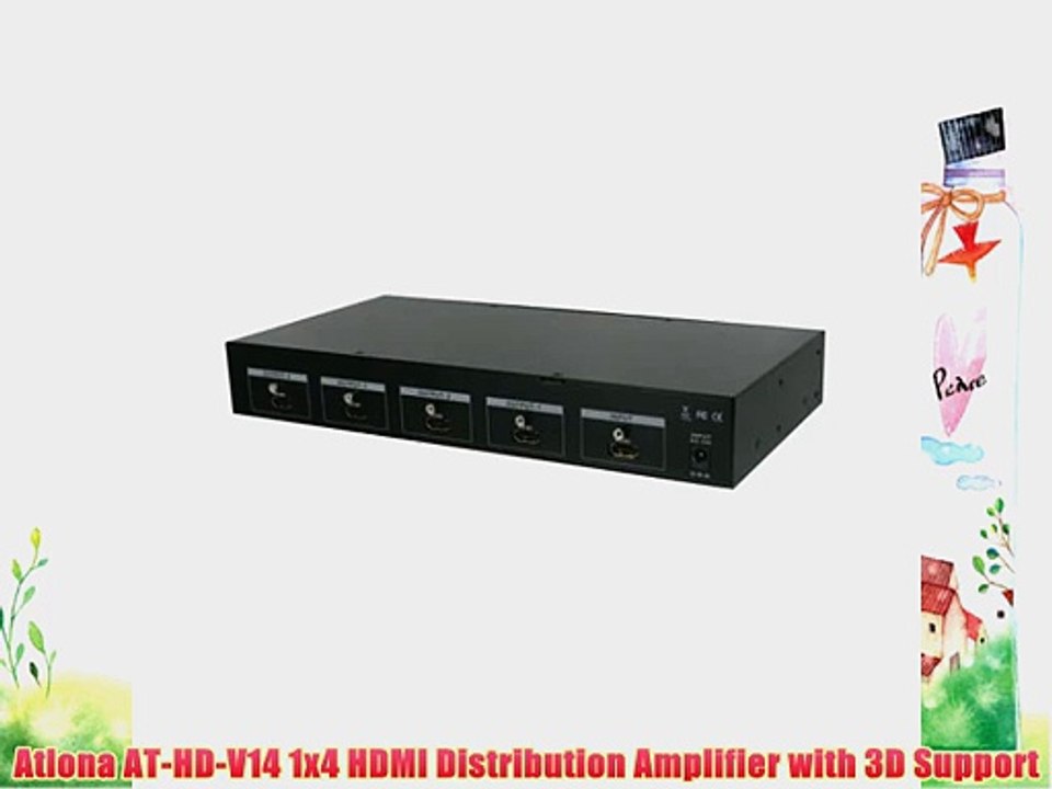 Atlona AT-HD-V14 1x4 HDMI Distribution Amplifier with 3D Support