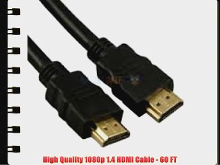 High Quality 1080p 1.4 HDMI Cable - 60 FT