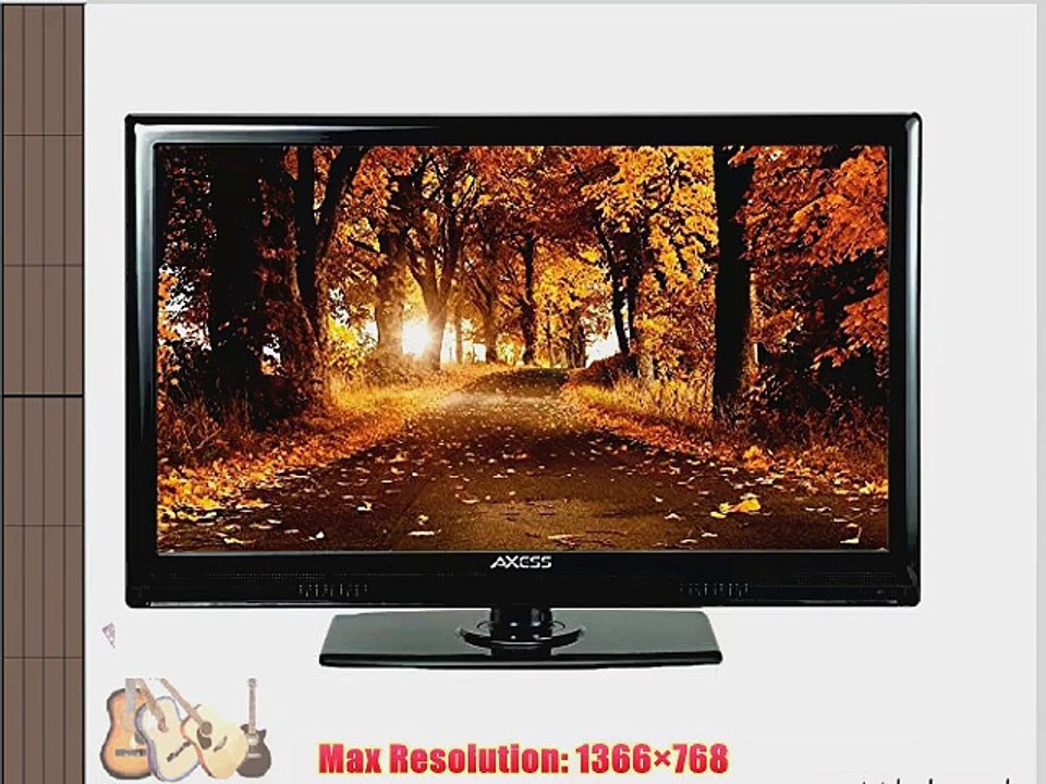 Axess 15.4-Inch LED TV with Full HD Display Includes HDMI/USB Inputs TV1701-15