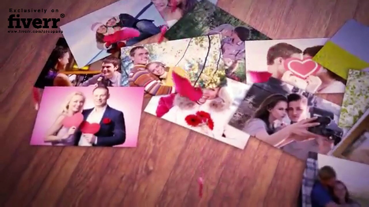 Valentine Heart with your Photos 3D Animation (Order 5$ Fiverr)