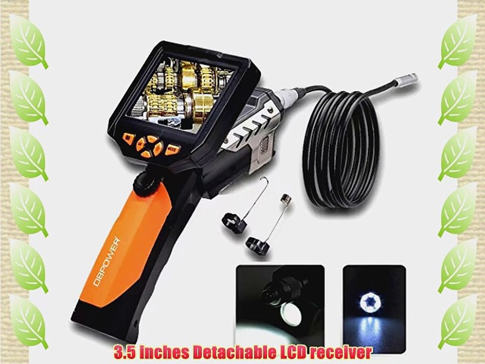 DBPOWER 2M 8.2mm Diameter 3 Megapixels 4xZoom Video Waterproof Inspection Camera Endoscope