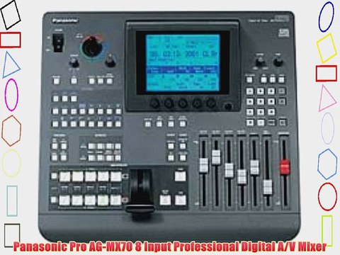 Panasonic Pro AG-MX70 8 Input Professional Digital A/V Mixer
