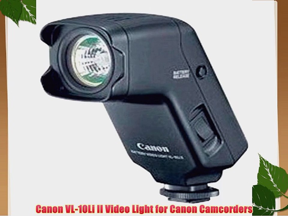 Canon VL-10Li II Video Light for Canon Camcorders