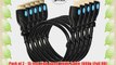 Aurum Ultra Series - High Speed HDMI Cable With Ethernet 5 PACK (15 Ft) - Supports 3D