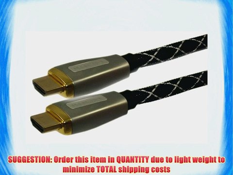 6ft ELITE High Speed HDMI Cable with Ethernet 35.1Gbps 28AWG Gold Plated